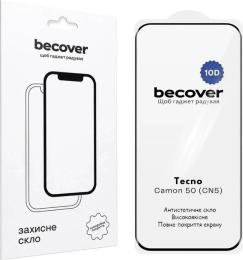 Захисне скло BeCover 10D для Tecno Camon 50 (CN5) Black (716103)