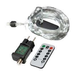 Гірлянда GarlandoPro 3 м на 600 led White Кінський хвіст 20 ниток (1733015W)