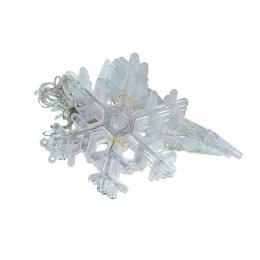 Гірлянда GarlandoPro 3х0, 9 м на 145 LED White Зірки та сніжинки 10 шт (1733067W)