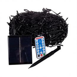 Гірлянда GarlandoPro 100 м 1000 LED Black White з сонячною батареєю (SB1000L100MBW)