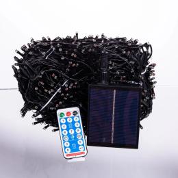 Гірлянда GarlandoPro 100 м 1000 LED Black Multi з сонячною батареєю (SB1000L100MBML)