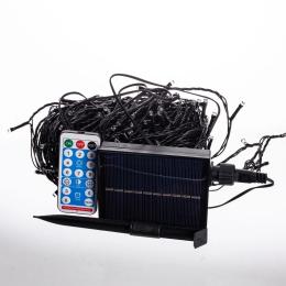 Гірлянда GarlandoPro 30 м 300 LED Black White з сонячною батареєю (SB300L30MBW)