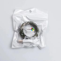 Гірлянда GarlandoPro 20 м USB на 200 led Green Multi роса (USB200L20MGML)