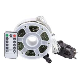 Гірлянда GarlandoPro 2000 led на 200 м Green White роса на пульті (2000L200MGW)