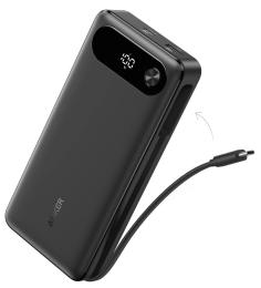 Зовнішній портативний акумулятор Anker PowerCore 20000mAh 87W with Built-In USB-C Black (A1383011)