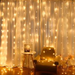 Гірлянда Voltronic GAR120LED 3x1 м Yellow Водоспад, 8 режимів