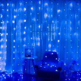 Гірлянда Voltronic GAR240LED 3x2 м Blue Водоспад, 8 режимів