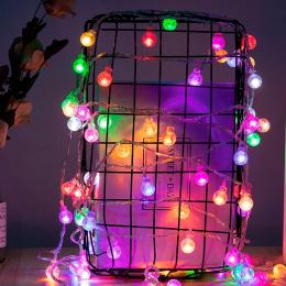 Гірлянда Voltronic GirlMixBall-80LED-10m220 Кулька різнокольорова, 40шт, 6 м