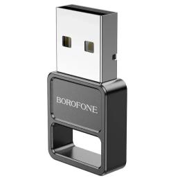 Bluetooth-адаптер Borofone DH8, v5.1 Slim Black