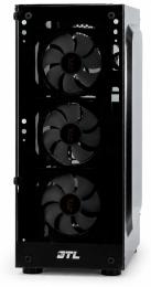 Корпус для ПК GTL Gaming Orbit, БЖ GS600W Black (GTL1810U3C-GS600-4L3)