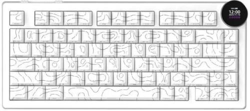 Клавіатура Ajazz AK820 V2 White Peach Switch White (AK820-V2-WP-S-W)