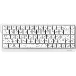 Клавіатура Ajazz NK68 V2 Red Switch White (NK68-V2-R-S-W)