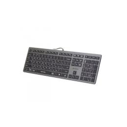 Клавіатура A4Tech FX60 USB Gray White backlit (4711421979009) Eng/Ukr