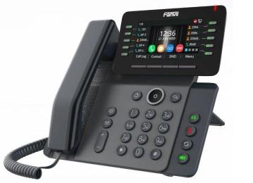 Телефон IP Fanvil V65 2xGE LAN, 1xUSB-A, BT4.2, Wi-Fi, 45 DSS клавіш, 20 SIP line, SW Linux, PoE, 4.3 кольоровий дисплей, Black