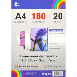 Фотопапір Infinity А4 20л, 180г/м2, глянсова (8215)