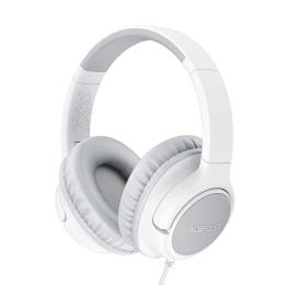 Накладні навушники Acefast H18 wired headset for kids White Gray