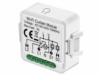 Tuya WIFI реле для фазного керування шторами (VL-AF10)