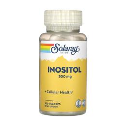 Натуральні добавки і екстракти Solaray Inositol 500mg - 100 vcaps (2023-10-3208)