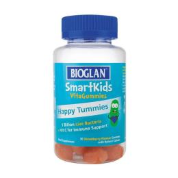 Натуральні добавки і екстракти Bioglan Smartkids Happy Tummies (30 gummies, strawberry) (21310-01)