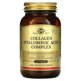 Натуральні добавки і екстракти Solgar Collagen Hyaluronic Acid Complex - 30 tabs (2023-10-3689)