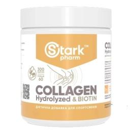 Натуральні добавки і екстракти Stark Pharm Collagen Hydrolyzed Biotin - 300 caps (2022-09-09895)