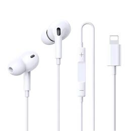 Дротові навушники Remax Wired Earphones for Music and Call RM-575/a/i (Lightning) White