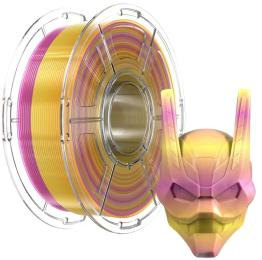 Пластик для 3D-принтера Mecpow PETG Translucent Gradient 1кг, 1.75мм Pink Yellow