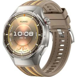 Смарт-годинник Huawei Watch GT 6 Pro 46mm Brown Composite Woven Strap (ATM-B29)