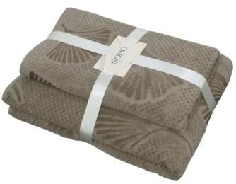 Рушник SOHO Fiji 50х90 + 70х140 см Brown 2 шт