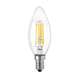 Світлодіодна лампа Delux BL37B 4 Вт 4000K 220В E14 filament 3шт (90016735)