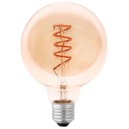 Світлодіодна лампа Delux Globe G95 5Вт E27 2200К amber spiral filament (90018166)