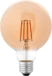 Світлодіодна лампа Delux Globe G95 6Вт E27 2700К amber filament (90016727)