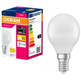 Світлодіодна лампа OSRAM LED E27 6.5Вт 3000K 806Лм P60 (4058075630390)