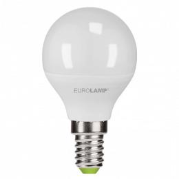 Світлодіодна лампа Eurolamp LED E14 5W 3000K ЕКО серія D G45