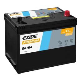 Автомобільний акумулятор Exide Premium 6СТ-75Ah Asia АзЕ (EA754)