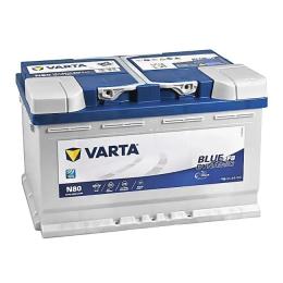 Автомобільний акумулятор Varta Blue Dynamic EFB N80 6CT-80Ah АзЕ (580500080)
