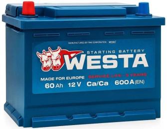 Автомобільний акумулятор Westa 6CT-60Аh Аз (WPR601)