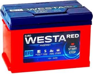 Автомобільний акумулятор Westa 6CT-78Ah EFB Start-Stop RED АзЕ (WEFB780)