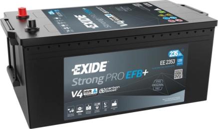 Автомобільний акумулятор Exide StrongPRO EFB + 6СТ-235Ah Аз (EE2353)