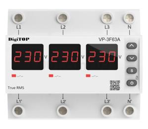 Реле DigiTOP VP-3F63А M6R White