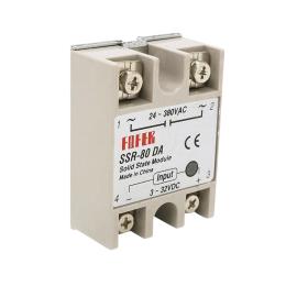 Реле Voltronic FQFER SSR-80DA 80А 24-380VAC Beige