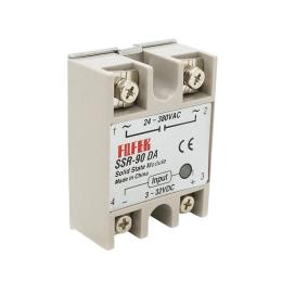 Реле Voltronic FQFER SSR-90DA 90А 24-380VAC Beige