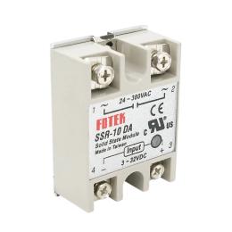 Реле Voltronic Fotek SSR-100DA 10А 24-380VAC Beige