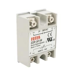 Реле Voltronic Fotek SSR-50VA 50А 24-380VAC Beige