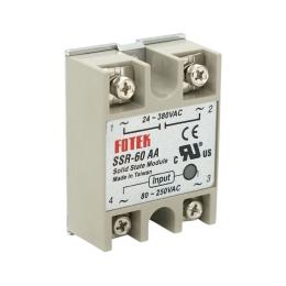 Реле Voltronic Fotek SSR-60AA 60А 24-380В AC Beige