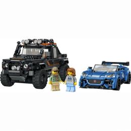 Конструктор LEGO (77264) Speed Champions Jaguar Project 7 та Land Rover Defender