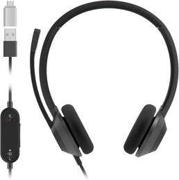 Накладні навушники Cisco Headset 322 Wired Dual USB-C Teams Qualified Carbon Black (HS-W-322Q-C-USBC)