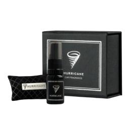 Автомобільний ароматизатор Hurricane Silver Premium з флаконом 10мл