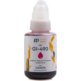 Чорнило для принтера PowerPlant GI-490 для Canon G1400/G2400/G3400 140г Magenta водорозчинне (PP490M)