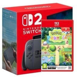 Ігрова приставка Nintendo Switch 2 Pokemon Pokopia Bundle Black